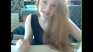 Legitimate year old, young girl shows how touches her pussy on a webcam