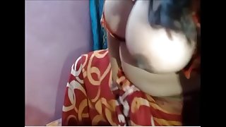 desi aunty showing her boobs and moaning 219