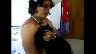Fat But Highly Horny Desi Auntie Getting Ravaged By Her Young Paramour
