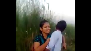 Desi Duo Romance And Kissing In Fields Outdoor