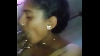 Desi Telugu teenager prostitute inhaling client dick.