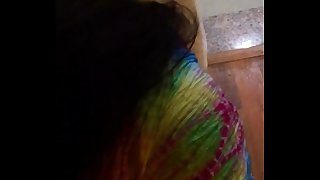 Timid and sexy desi wife giving blowjob and hand job