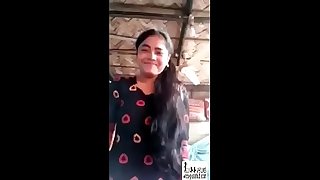 Desi village Indian Girlfreind showing boobs and vulva for boyfriend