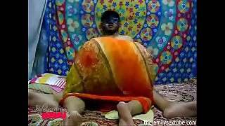 watch till the end. My indian aunt-in-law has the biggest ass and shows ait whikle deepthroating my cock