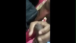 indian desi housewife groped and touched by a lucky driver doing handjob boobs groping blowjob in running bus part 2