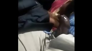 indian teen couple Boobs fumbled with blouse sucking Man rod in running Bus final  part
