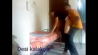 Hindi boy fucked chick in his palace and someone record their fucking video mms